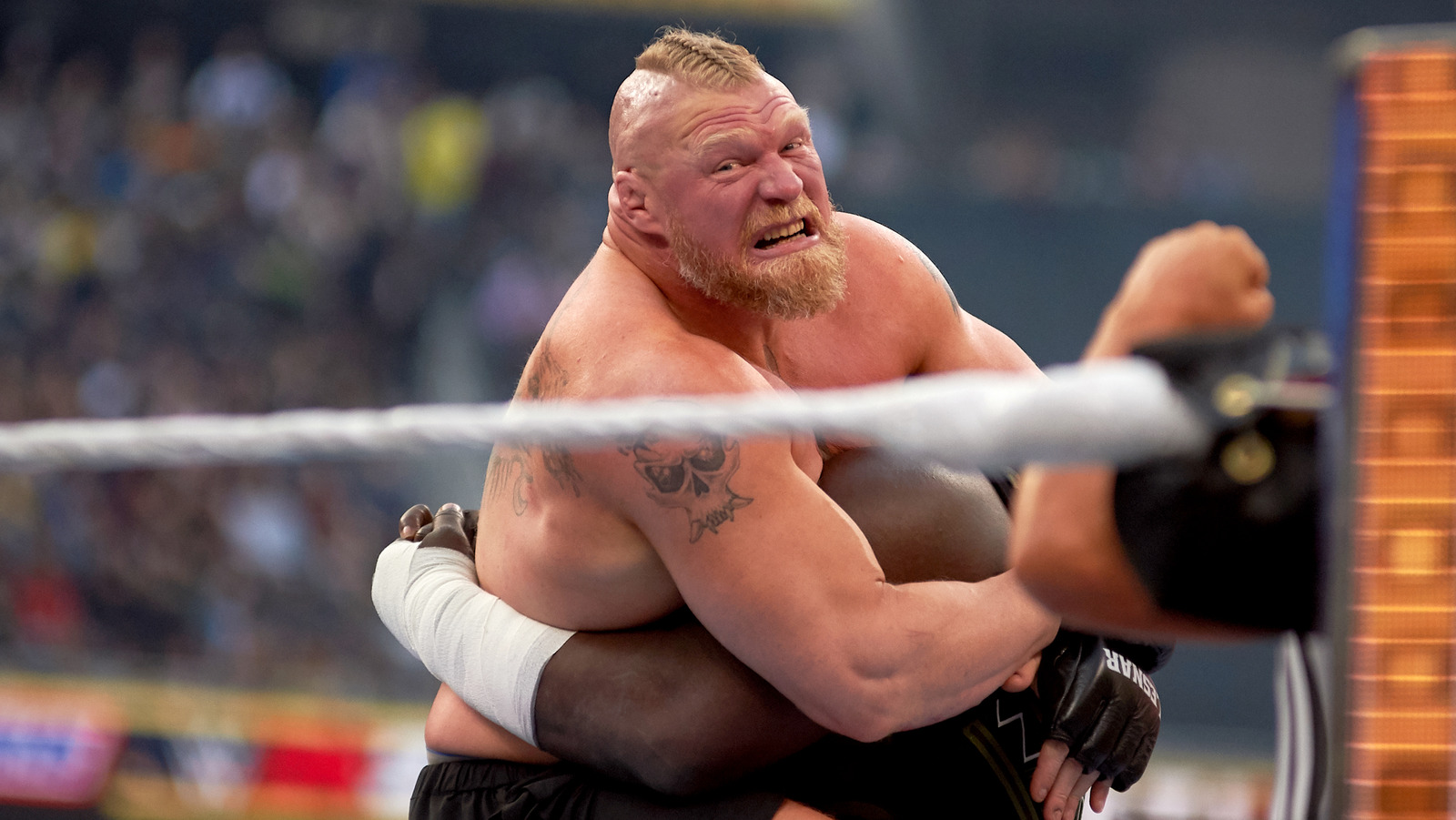 Top WWE NXT Star Says Match Between Him & Brock Lesnar Would Main Event Any PLE